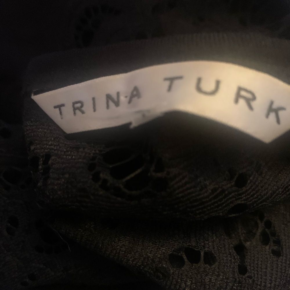 Trina Turk Kimberlina Black Lace Back Jumpsuit M - Picture 8 of 10